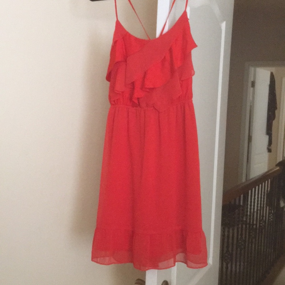 Flirty red dress